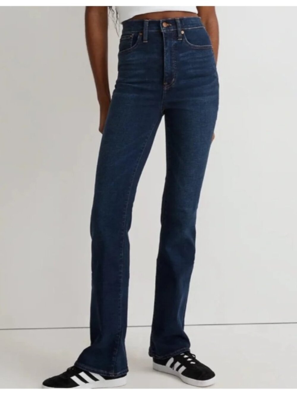 Madewell Skinny Flare Jean - Dark Blue - Size 26